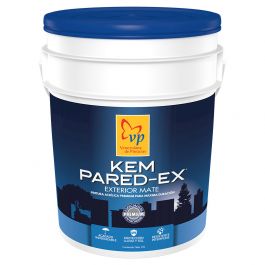 Pintura Blanco Mate Exterior Vp Kem Pared Ex Clase A Cu Ete De