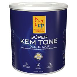 Pintura Blanco Intenso Mate Kem Tone Caucho Vp Clase A Gal