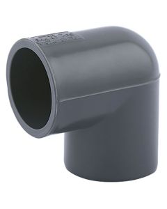 Codo 90º agua fría soldable PVC 1"