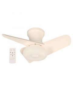 Ventilador de techo LED 22" CCT 3 aspas blanco Designers