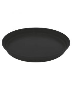 Plato circular para maceta  negro 28 cm