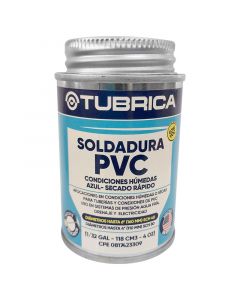 Pegamento para soldar PVC condiciones húmedas 1/32 gal