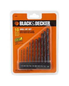 Set 10 brocas HSS 10 Black+Decker
