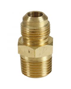 Conector flare de bronce ½" x 1½"