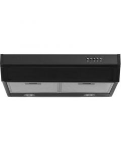 Extractor de cocina horizontal 76 cm negro