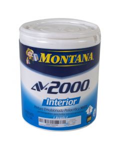 Pintura caucho para interiores AV-2000 blanco mate 1 gal