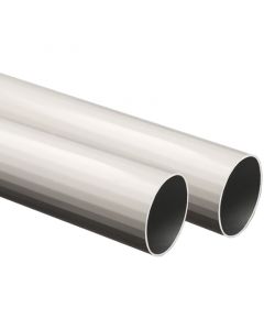 Tubo redondo de aluminio blanco de 10mm x 1,5m tauro 1pza.