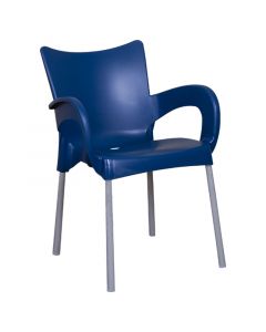 Silla plástica Ari prolipropileno azul marino