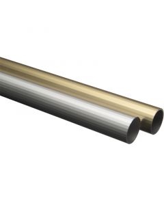 Tubo redondo de aluminio natural de 13mm x 1m tauro 1pza.