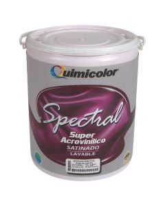 Pintura rosa silvestre satinado spectral quimicolor clase a de 1 galón
