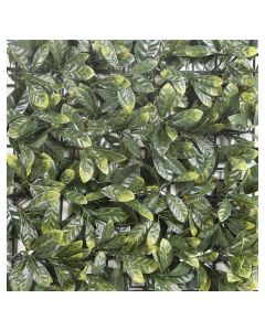 Follaje artificial decorativo laurel. polietileno 50x50 cm