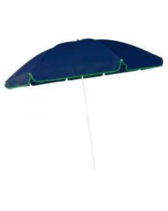 Sombrilla playera estructural redonda 180 x 19 x 16,5 cm azul impermeable