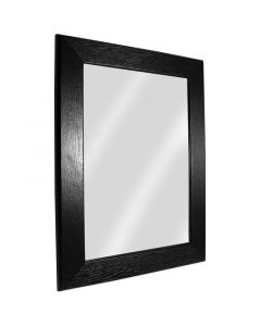 Espejo mdf negro 40x30 cm