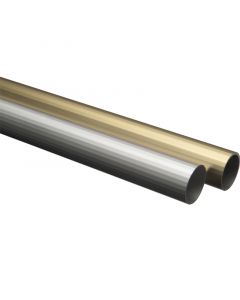 Tubo redondo de aluminio natural de 10mm x 1,5m tauro 1pza.
