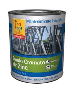 Fondo anticorrosivo verde cromato de zinc industrial VP 1 gal