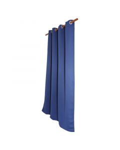 Cortina blackout azul rayas 135 x 229 cm