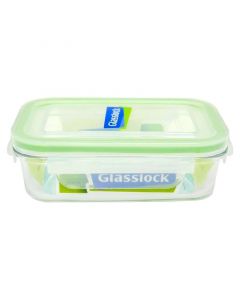 Recipiente rectangular vidrio templado 400 ml