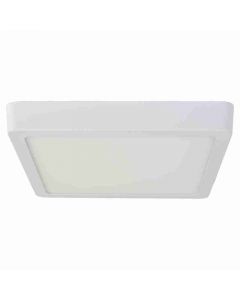 Lámpara led sobreponer cuadrado blanco 18 W