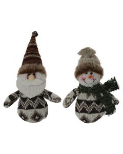 Muñeco navidad hombre de nieve 10 cm