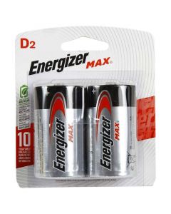 Pila alcalina D Energizer 2 uds