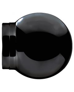 Terminal decorativo tipo esfera negro de 13mm tauro 2pzas.