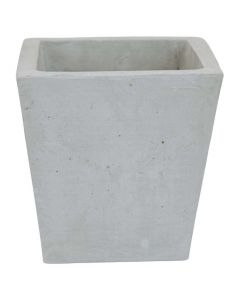 Maceta Mangle de concreto para piso 15 cm gris concreto