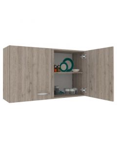 Módulo aéreo 2 puertas cenizo 100 x 60 x 31,5 cm