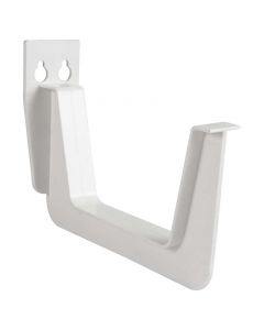 Gancho PVC soporte blanco