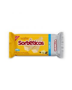 Wafer relleno con sabor a vainilla Sorbeticos 105 g