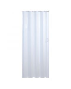 Puerta plegable blanca flexible 90 x 210 cm