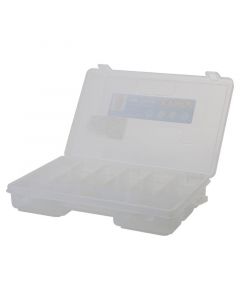 Caja plástica organizadora transparente 28,9 x 18,8 x 4,4 cm RIMAX