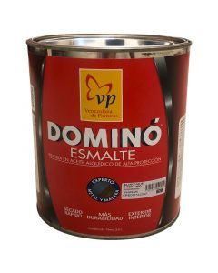 Pintura esmalte blanco sierra brillante Dominó clase B 1 gal