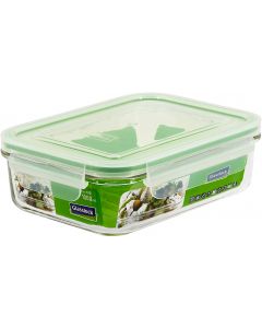 Recipiente rectangular vidrio templado 1 litro