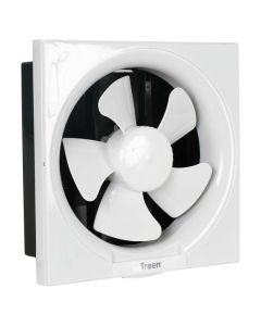 Extractor de aire empotrable 25 cm plástico blanco Troen