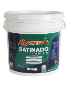 Pintura blanca caucho satinado clase A 4 gal