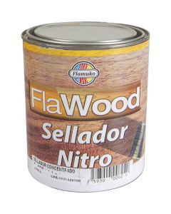 Sellador de madera listo para usar flamuko - flawood de 1/4 de galón