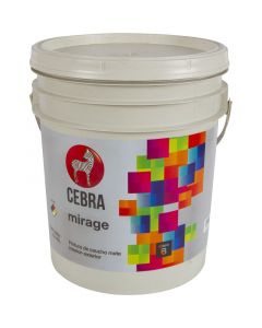 Pintura blanco nieve Cebra Mirage clase B cuñete 4 gal