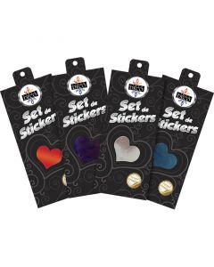Sets de stickers premium corazones