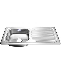 Fregadero empotrar 94 x 48 cm 1 tina (izquierda) con escurridero
