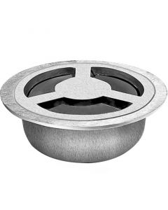 Rejilla de aluminio mate 2 ½" tradicional