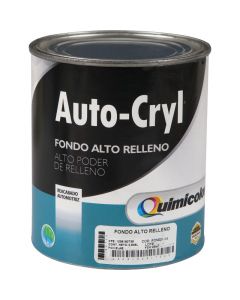 Fondo-automotriz de alto relleno gris auto-cryl de 1/4 de galón