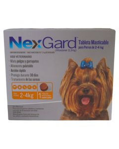 Nexgard antipulgas perros de 2 a 4 kg 11,3 mg