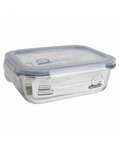 Contenedor rectangular vidrio 650 ml