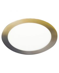 Empotrable led cuadrado níquel satinado 18 W 110 - 277 V 6.500 K