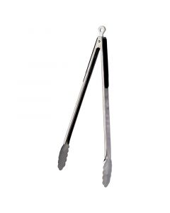 Pinza 16" de acero inoxidable plateada SMART COOK