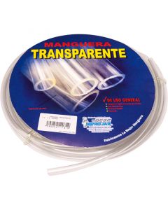 Manguera transparente ¼" x 5 m