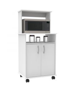 Módulo auxiliar 2 puertas microondas blanco 60 x 119 x 45 cm