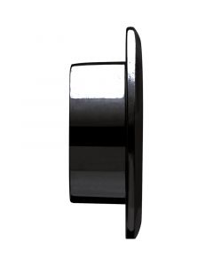 Terminal decorativo tipo disco negro de 13mm tauro 2pzas.