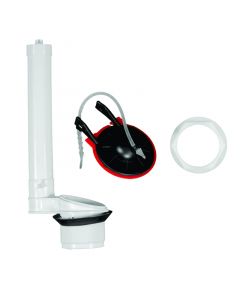 Válvula descarga doble para inodoro tanque alto 9"