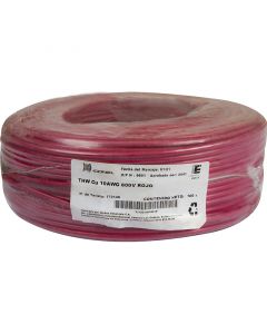 Rollo cable thw 10 awg rojo 100 m